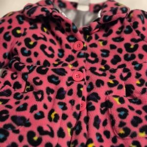 Healthtex Pink Leopard Print Coat Size 12 Months